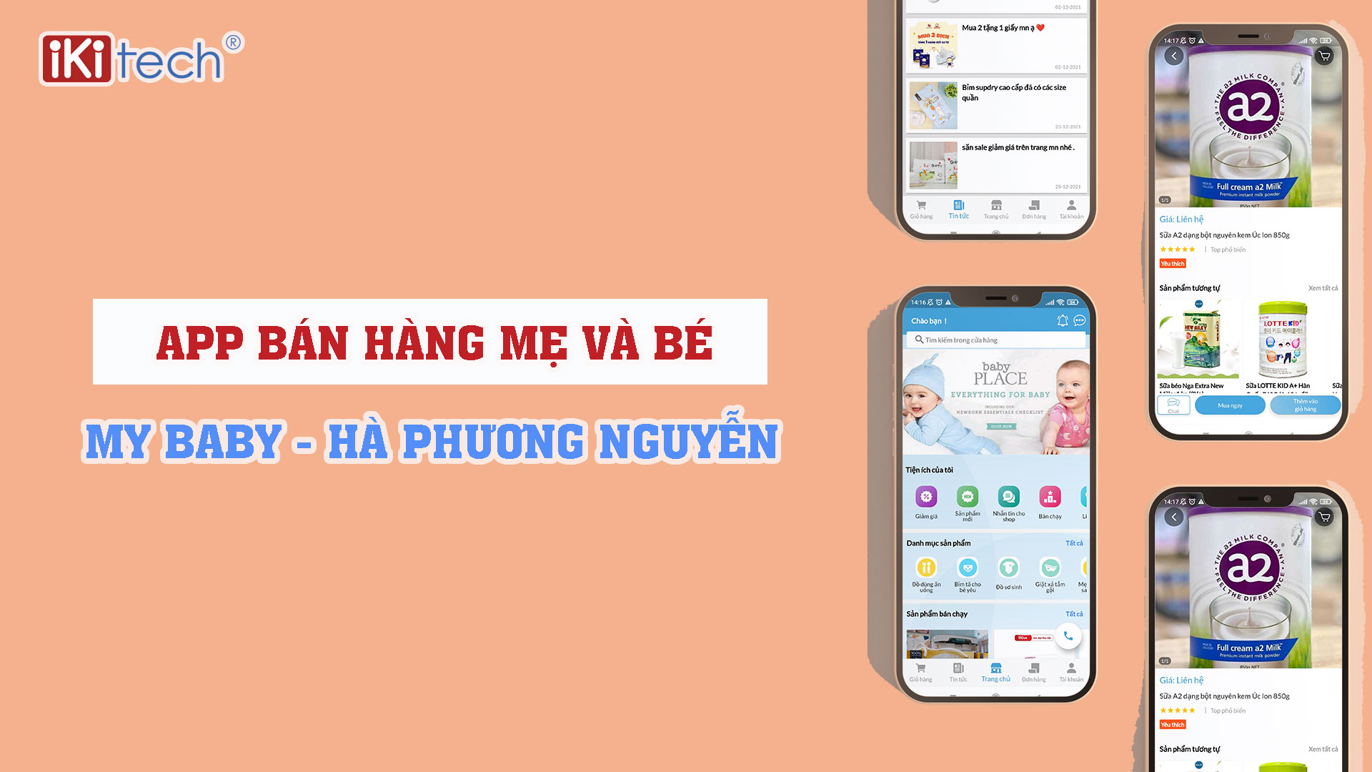 App bán hàng mẹ và bé My Baby – Hà Phương Nguyễn